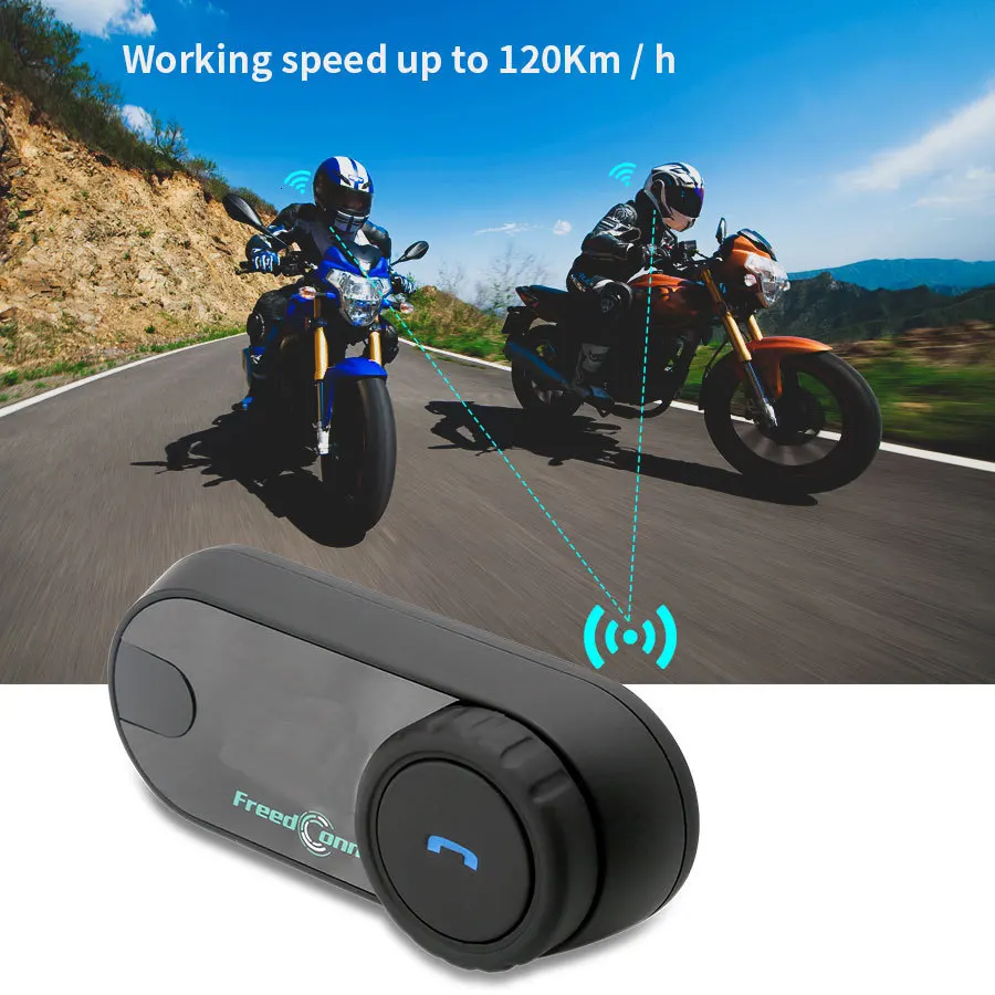 2 шт FreedConn мотоциклетный домофон Bluetooth шлем T-COM OS FM 2 Rider BT переговорные мото стерео HandFree гарнитуры микрофон