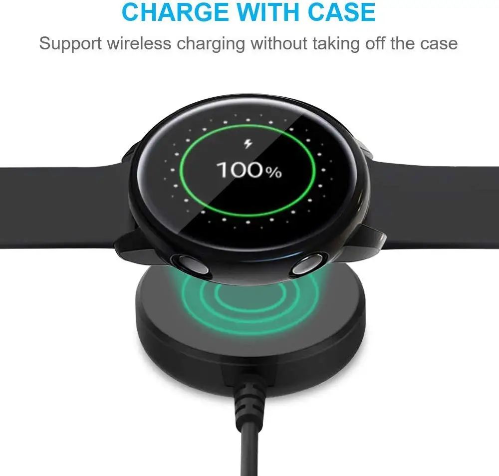 Экран протектор чехол для samsung galaxy watch active 2 ультра-тонкий мягкий силиконовый чехол для полной защиты чехол для galaxy Активный 40/44 мм