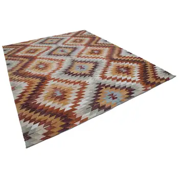 

283x357 Cm Multicolor Handmade Contemporary Area Rug-9x12 Ft