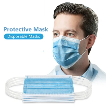 

Shipping With In 24 Hours Disposable Mouth Masks Protective Face Mask Maska Anti-dust Masque Proof Wholesale Fast Delivery