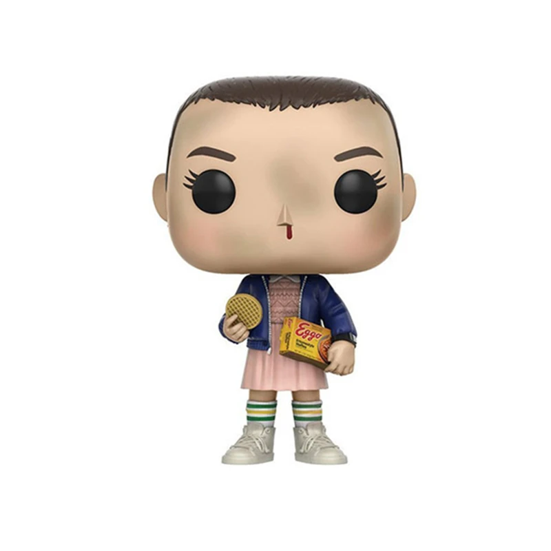 FUNKO POP странные вещи Дастин и Дартс(Snowball Dance) Steve Eleven с Eggos фигурки модель куклы игрушки Рождественский подарок - Цвет: no box 421