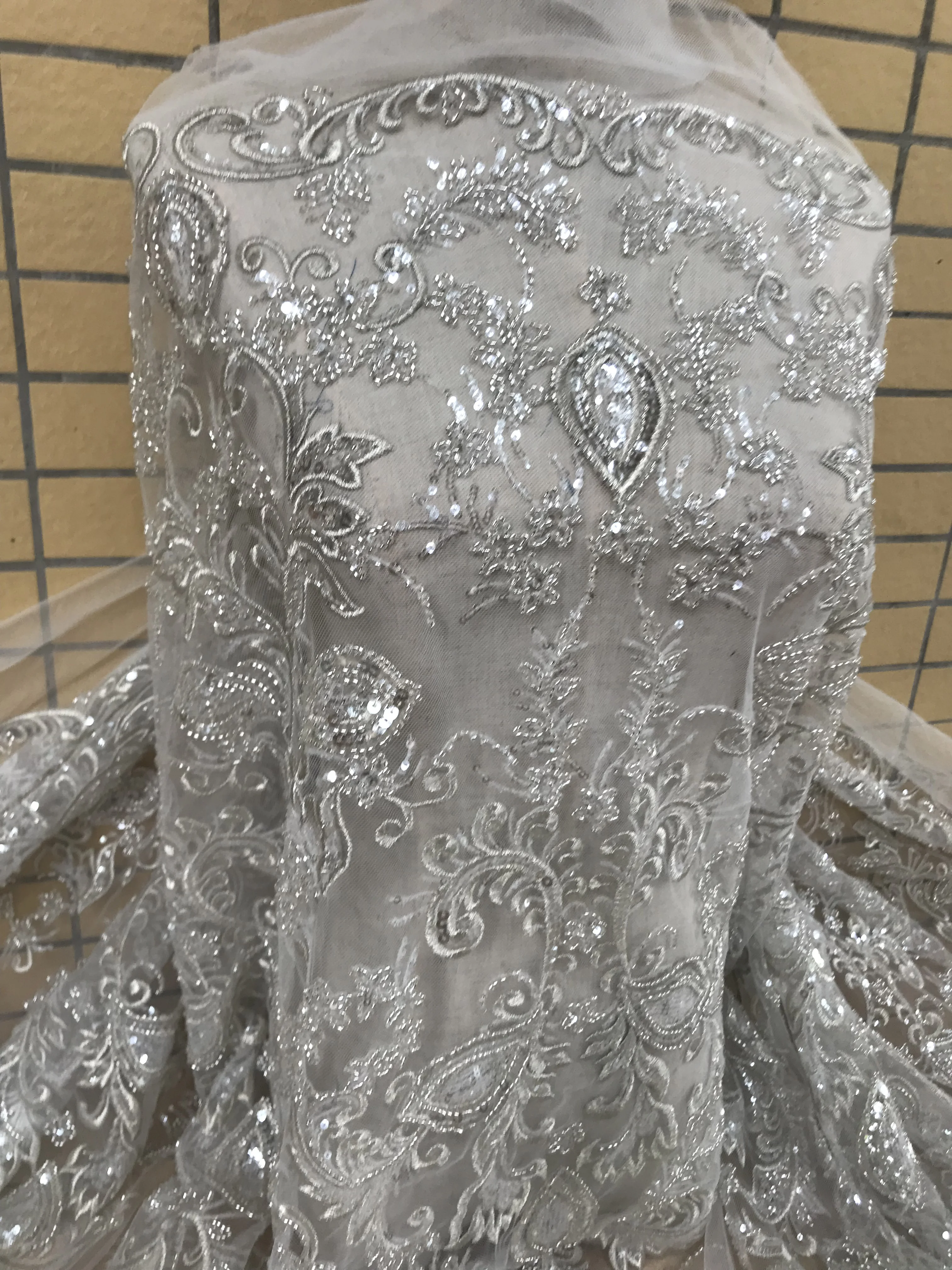 

Вышитая кружевная ткань с бусинами для свадьбы, роскошная, с вышивкой, для свадьбы, для детей, для свадьбы, Роскошные, нигерийские французские кружевные ткани