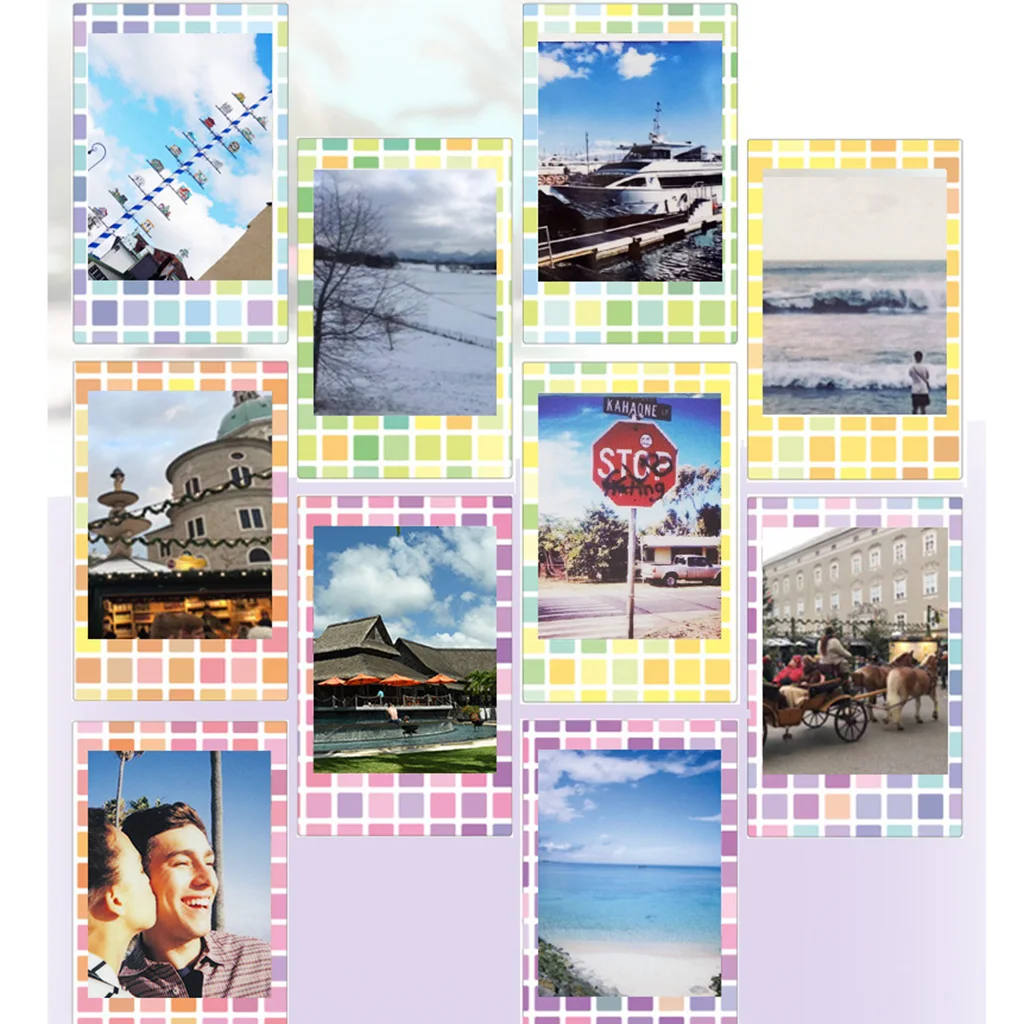 Fuji Fujifilm Instax Mini Instant Photo Paper Film For Fuji Instax Mini 8 9 70 7s 50s Stained Glass