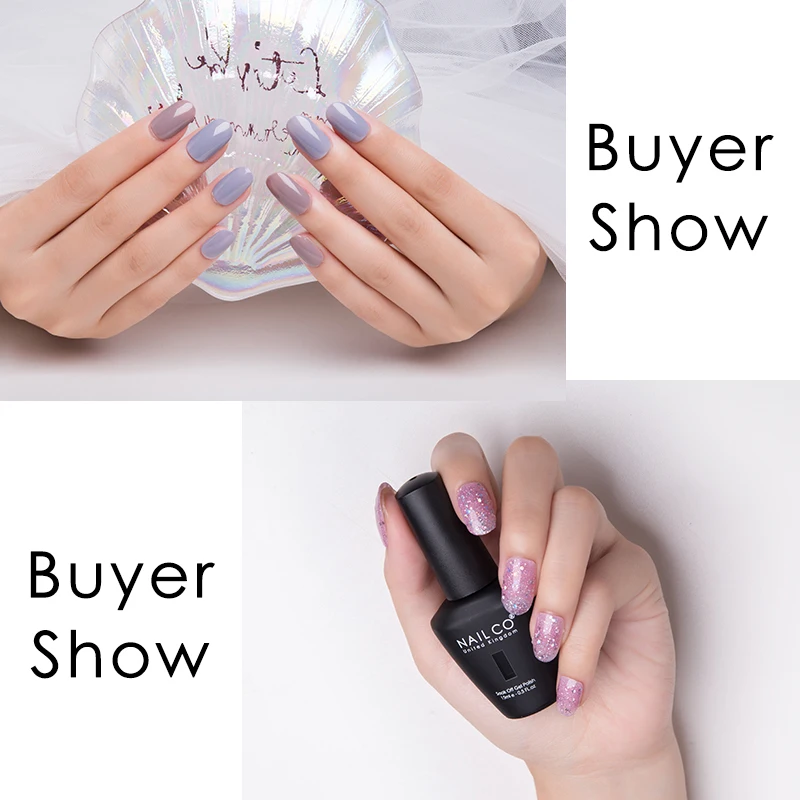 NAILCO 15 мл УФ светодиодный Гель лак для ногтей цветной сделай сам блестящий