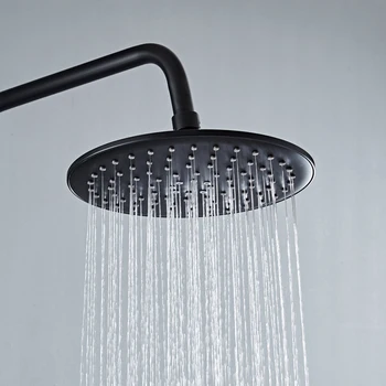 

2019 Universal 3 Modes Functional Hand-held Showerhead Water-saving Abs Round Spray Rain Top Shower Bathroom Accessories Set