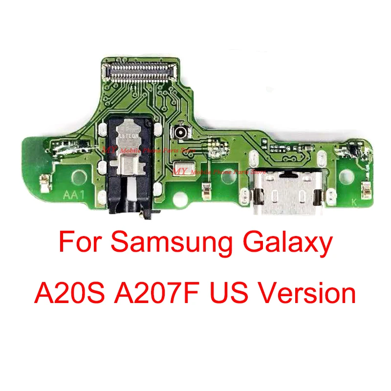 

US Version USB Charging Port Board Dock Flex Cable For Samsung Galaxy A20S A207 A207F M14 Charge Board Flex Replacement Parts