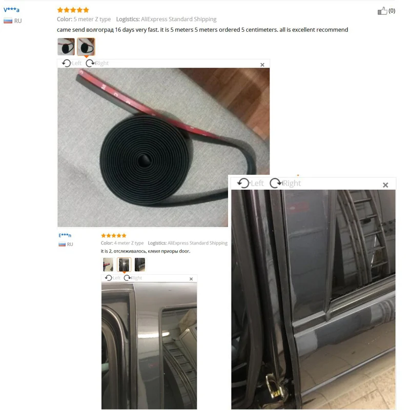 Noise insulation Z Type Car Door Seal Strip Edge Rubber Weatherstrip Sealing Rubber Strip Trim Auto Rubber Seals Z- Shaped Seal