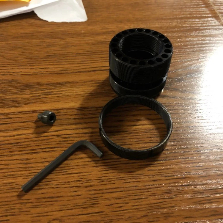 Tactical Airsoft ar 15 accessories .223  5.56 Roung Barrel Nut Front End Cap for hunting shooting (9)