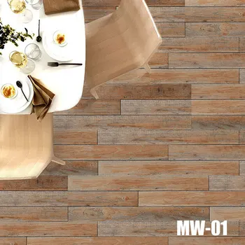 

30x300cm Self Adhesive PVC Floor Stickers Waterproof Wood Plank Wallpapers for DIY Home Decoration HKS99