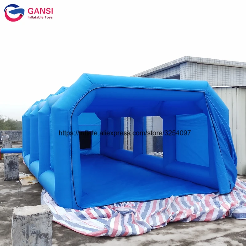 Free shipping commercial inflatable spray booth garage inflatable spray paint tent for car painting