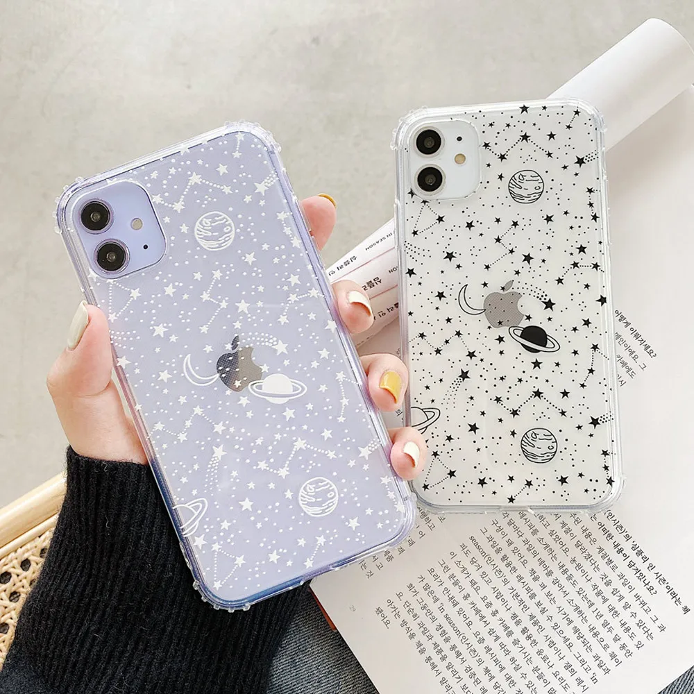 Outer Space Planet Phone Case Samsung A5 A8 A30 A50 A40 A51 A71 A70 A80 S10E S9 S8 S10 plus S20 Ultra Note 8 9 10 plus Cover