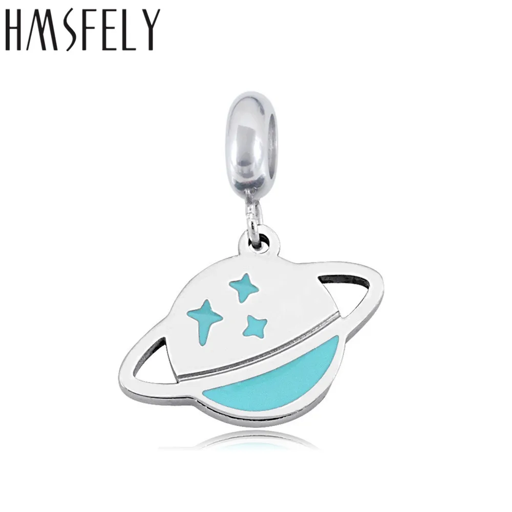 

HMSFELY Fashion Titanium Steel Starry Star Pendant For DIY Bracelet Necklace Jewelry Making Accessories Dangles Bracelets Tags