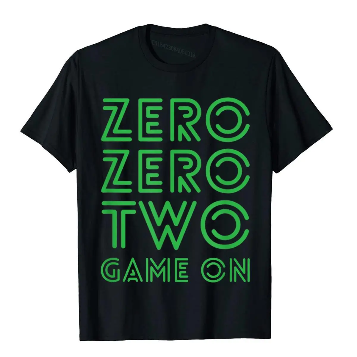 Pickleball Zero Zero Two Game On Green T-Shirt__97A1245black