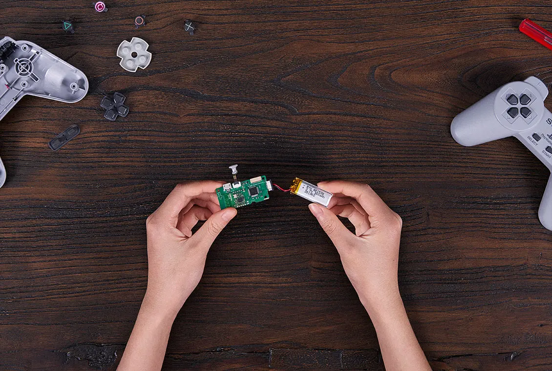 8BitDo Mod Kit for Original PlayStation Bluetooth Gamepad for Classic Controller for Windows Android macOS Switch