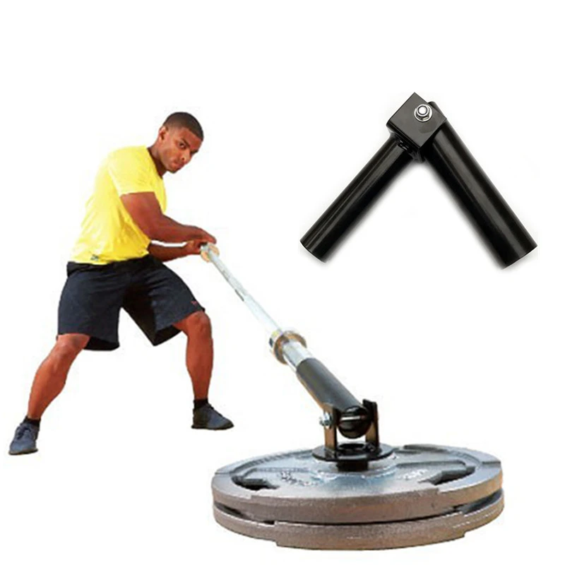 Details about / Fitness Gym T-Bar Row Plate Post Insert Landmines Barbell Fixed Attachment 360°