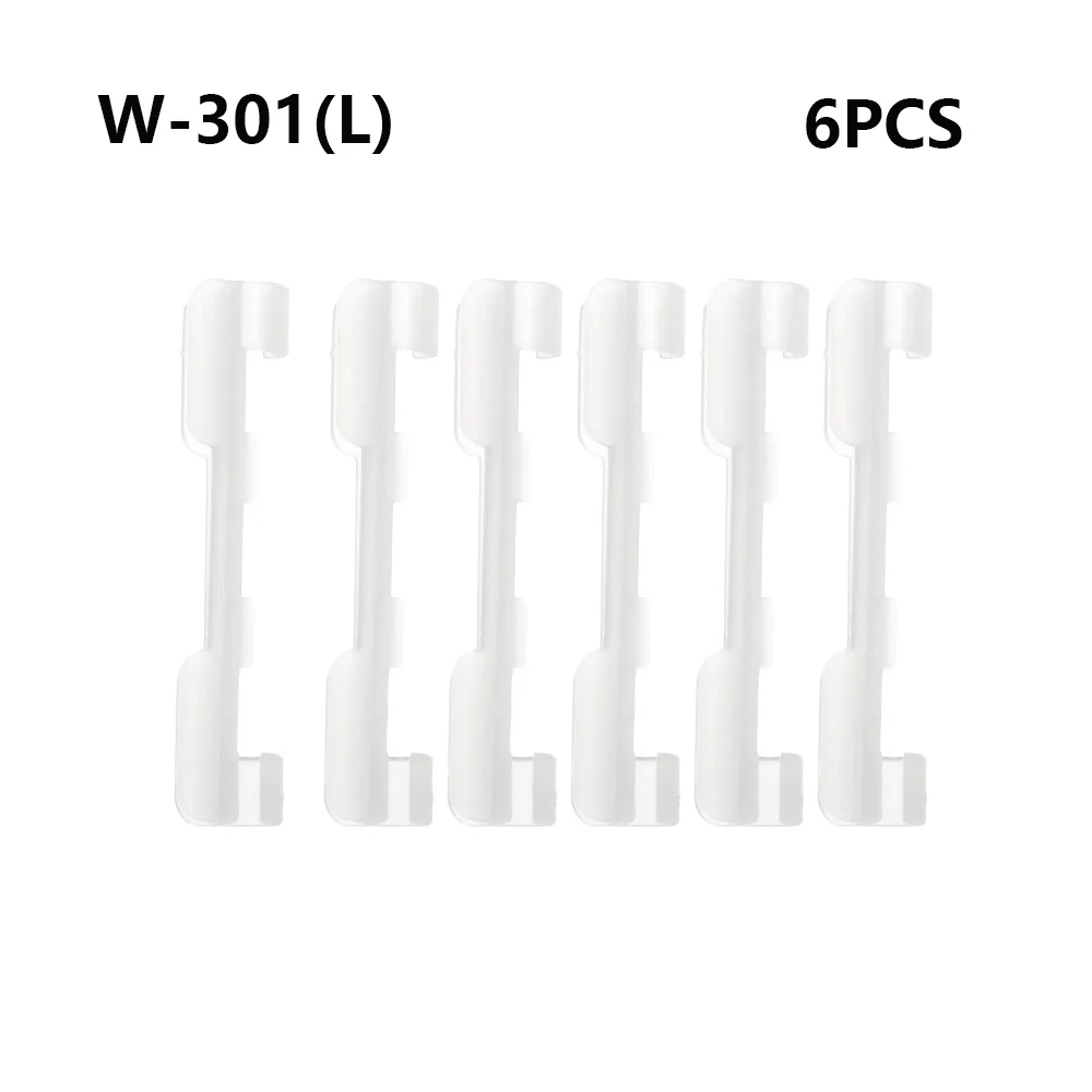 W-301(L)-6PCS 6 шт. рыболовный химический фонарь зажим Удочка для ночной рыбалки наконечник держатель света зажим используется на удочке Фидер для химический источник света палка - Цвет: W-301(L)-6PCS