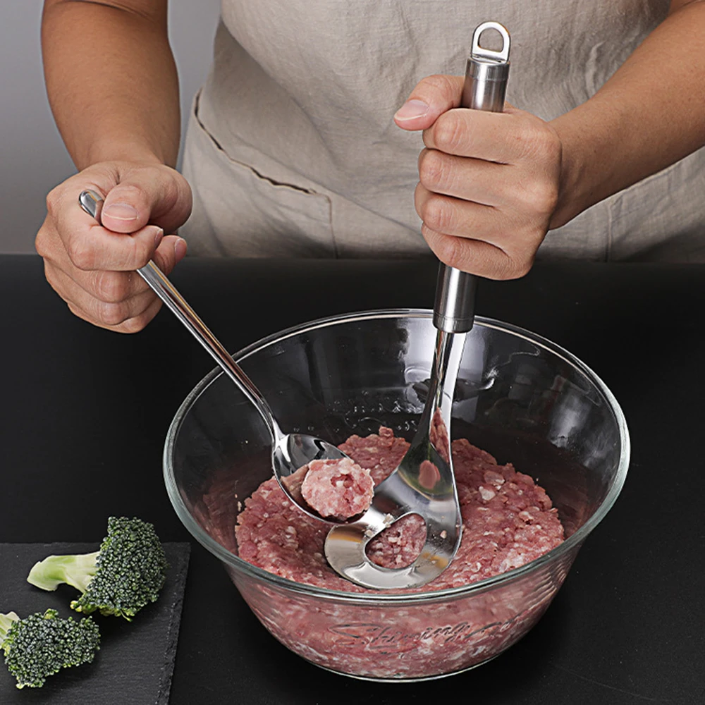 Новинка 2019 креативная форма для мясных мячей с антипригарным мясом ложка