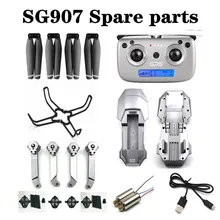 SG-907 sg907 rc zangão quadcopter peças de reposição lâmina controle remoto linha carregamento escudo do motor braço recebendo proteção anel