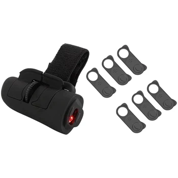 

1x Bluetooth Version Wireless Finger Ring Optical Mini Mouse & 6 Pack Webcam Cover Slide Ultra Thin