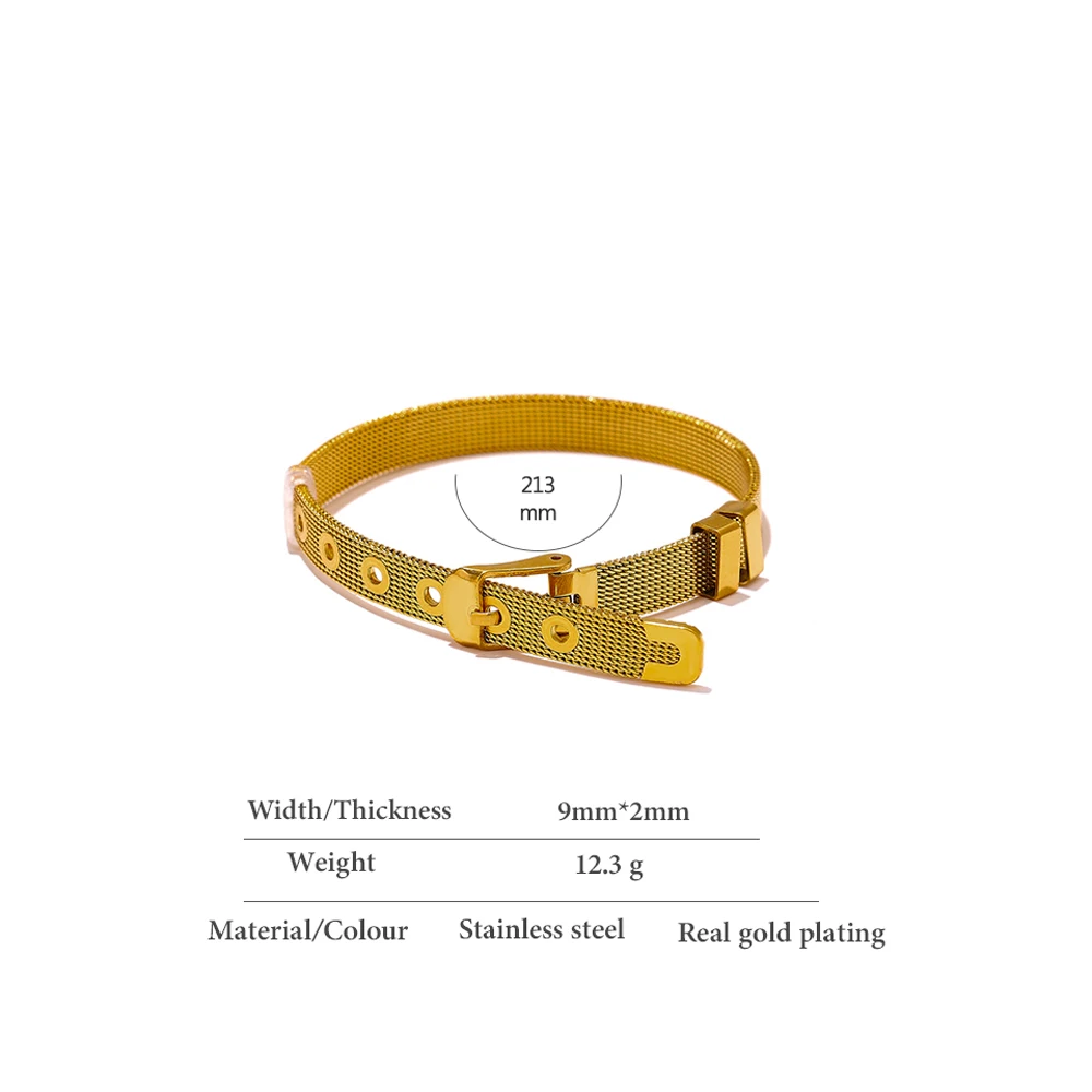 Yhpup Chic Stainless Steel Bangle Bracelet Women Occident Metal Texture New Design 18 K Trendy Jewelry браслеты женские Gift bangle bracelet stainless steel bracelet