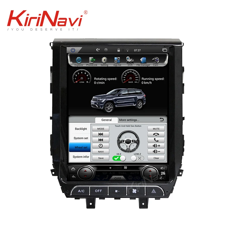 Sale KiriNavi Android 8.1 Car Radio Dvd Player For Toyota Land Cruiser LC200 Car GPS Multimedia Video Player 2016-2018 Navigation 4g 2