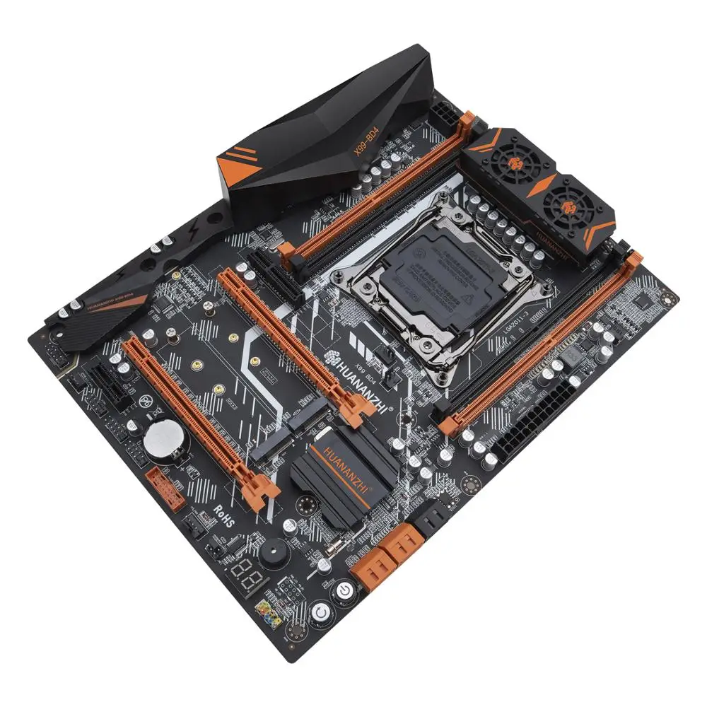 Huananzhi X99 Bd4 X99 Placa-mãe Intel Lga 20113 Todas as Séries Ddr4 Recc128gb M.2 Nvme Ngff Atx Servidor Mainboard Placas-mães - Imagem 3