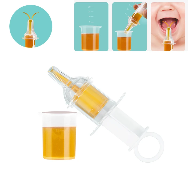 

Baby kids Smart Medicine Dispenser Needle Feeder Squeeze Medicine Dropper Dispenser Pacifier Feeding Utensil Feeding BPA Free