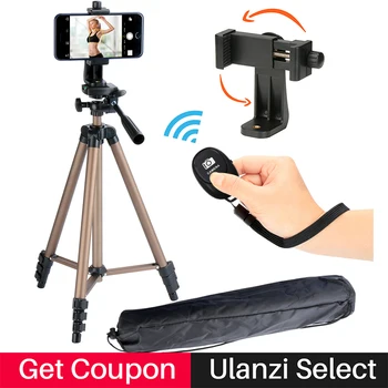

Ulanzi Smartphone Tripod for iPhone X DV Camera DSLR,Tabletop Tripod w 360 degree phone tripod adapter for Broadcast Livestream