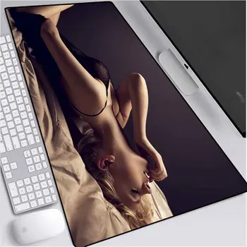 

XGZ Sexy Stockings Woman Pattern 60x30/40x70 Mousepad Computer Notebook Office Gaming Mouse Pad Non-slip Desk Pad