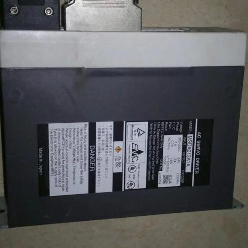 Используется протестированный рабочий MSDA013A1A AC сервопривод