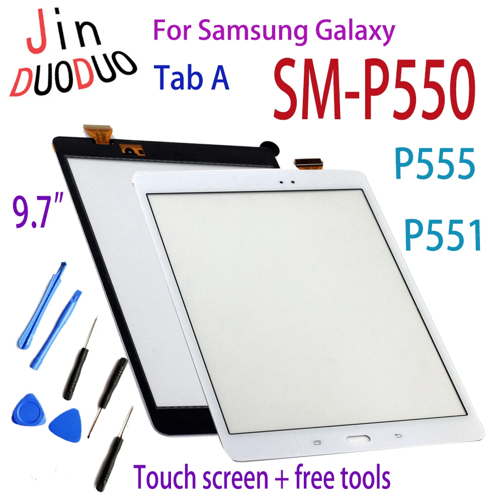 9 7 дюймовый сенсорный экран с цифровым преобразователем для Samsung Galaxy Tab A SM-P550 P555 P551