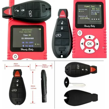 

433MHZ Remote keys IYZ-C01C CR2032 Y171P BY171P 68043590AC Keyless Entry
