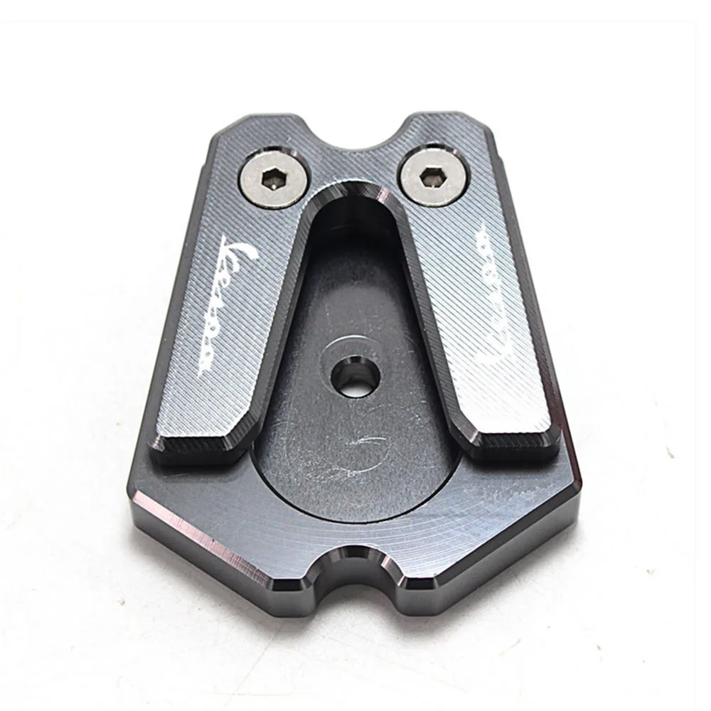 

For VESPA Sprint Primavera 150 LX150 CNC Billet Aluminum Kickstand Foot Plate Side Stand Extension Pad Enlarge Extension