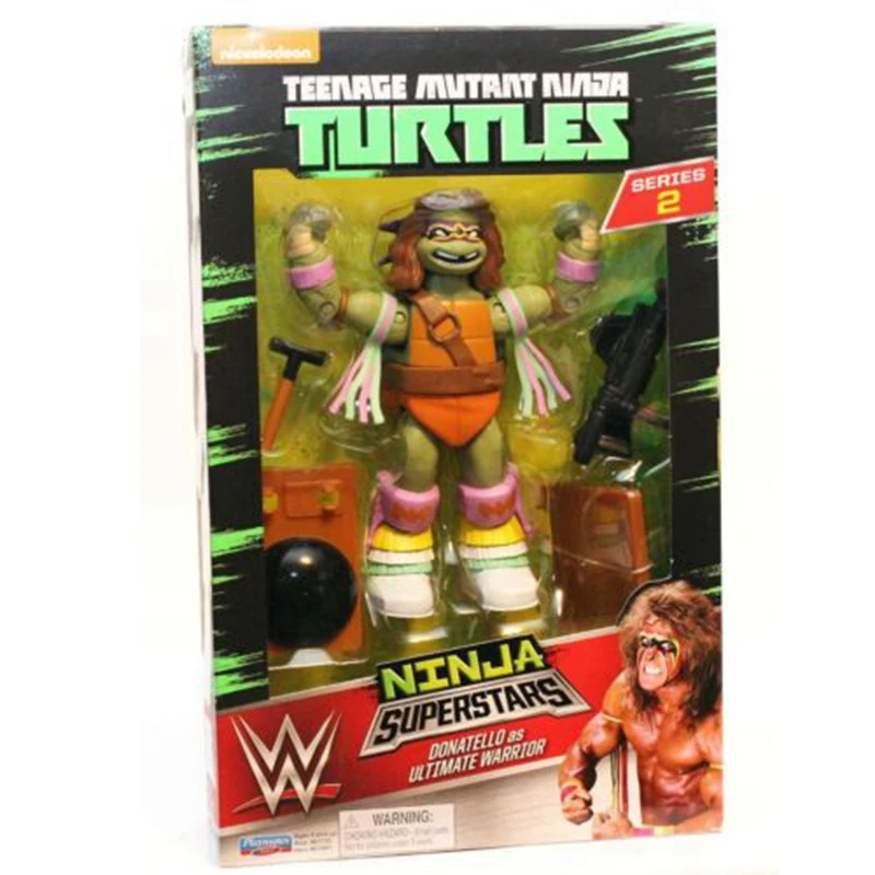 Борец за борьба Донателло как UltimateWarrior Фигурки Игрушка Кукла Brinquedos Фигурки Модель подарок