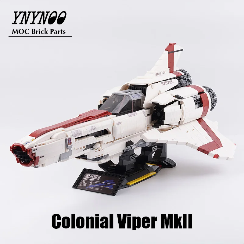 Building Blocks MOC Sets Battlestar Galactica Colonial Viper MK II Bricks Model 