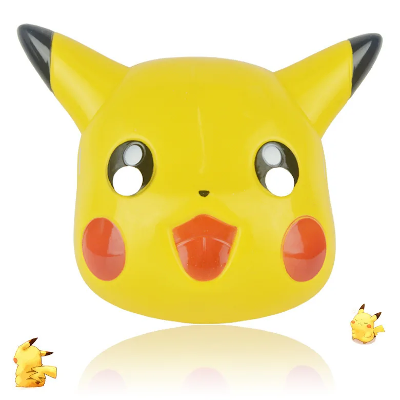 

Pocket Monster Pokemon Ash Pet Props with Pockets Monster Pikachu Mask Plastic Birthday Gift