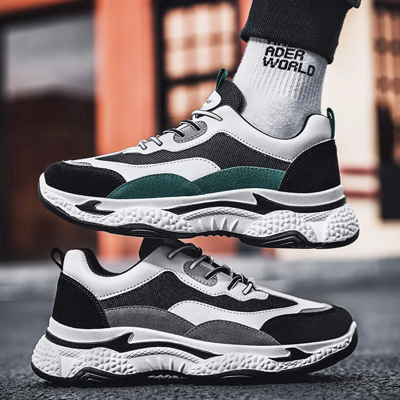 

[COUPLE'S Shoes] Classic Dad Shoes 2020 Spring New Style MEN'S Shoes Mixed Colors Thick Bottomed Sports Footwear