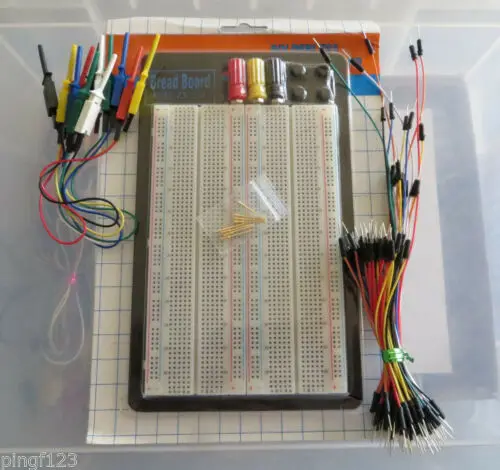1660 pts макетная плата без пайки w smd jumper и wire combo | Электронные компоненты