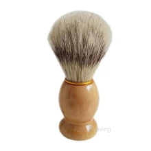 Искусственный Барсук кабана щетина волосы деревянной ручкой щетка для бритья Человек борода Чистый инструмент удаления