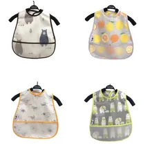 Регулируемые детские нагрудники EVA водонепроницаемые нагрудники для кормления детей с героями мультфильмов детские фартуки Babador бандана