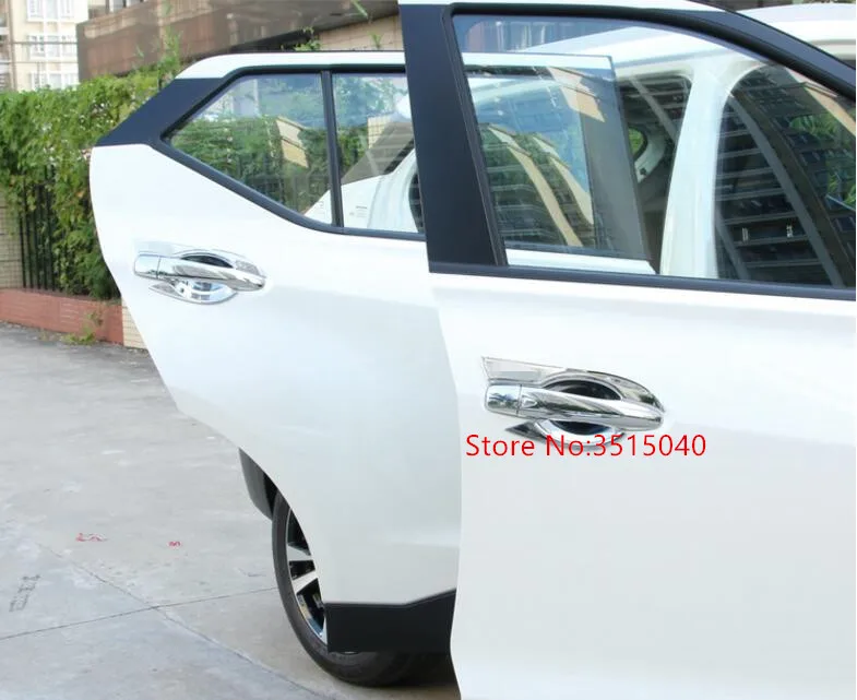 Для Nissan Kicks 4 шт абсолютно ABS хром автомобильная боковая дверная ручка защитная втулка крышка отделка автомобильный стиль авто аксессуары