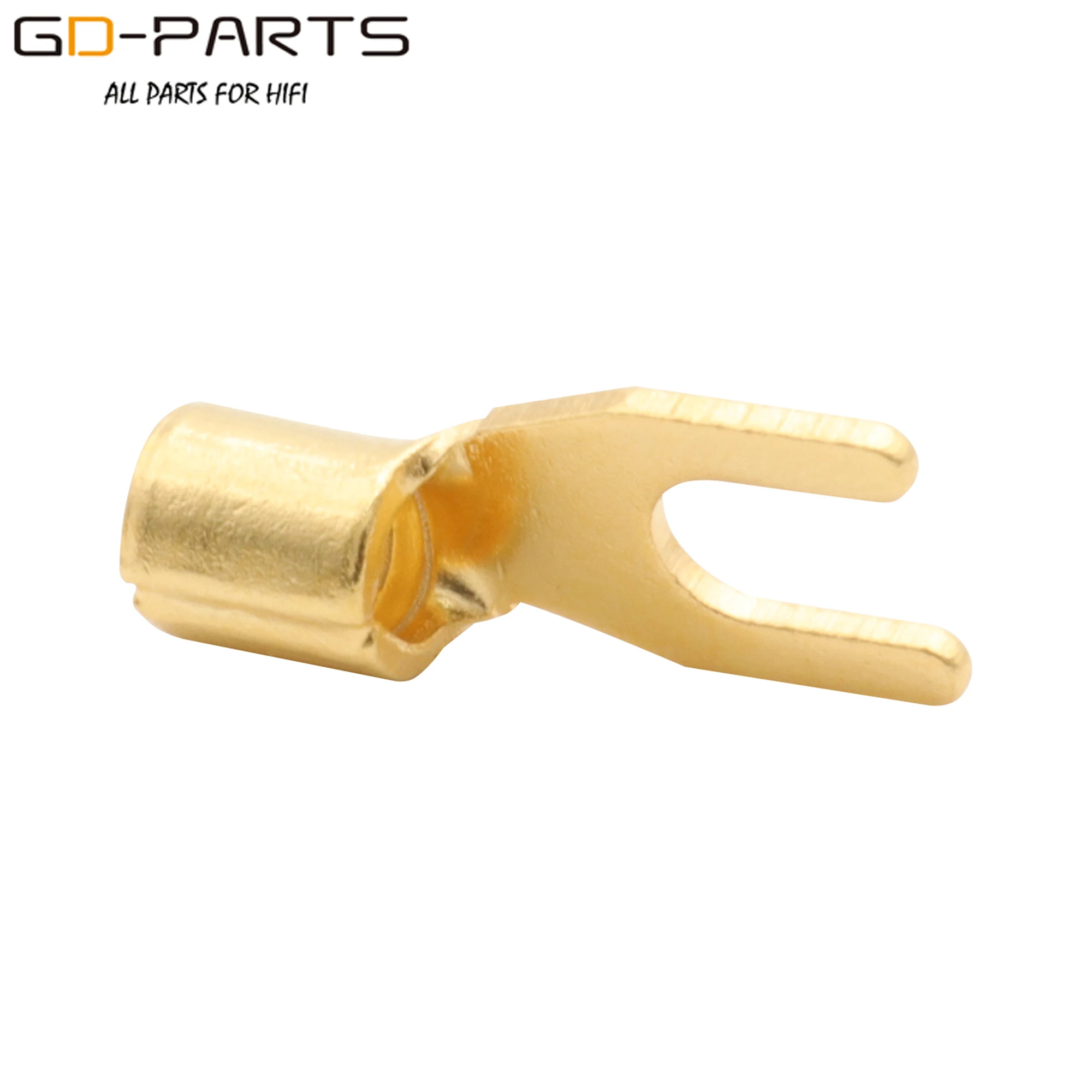 Gold Silver plated Copper AC Power Socket Installation Connector Y Spade Fork Banana Plug For US EU Schuko Power Plug Connector images - 6