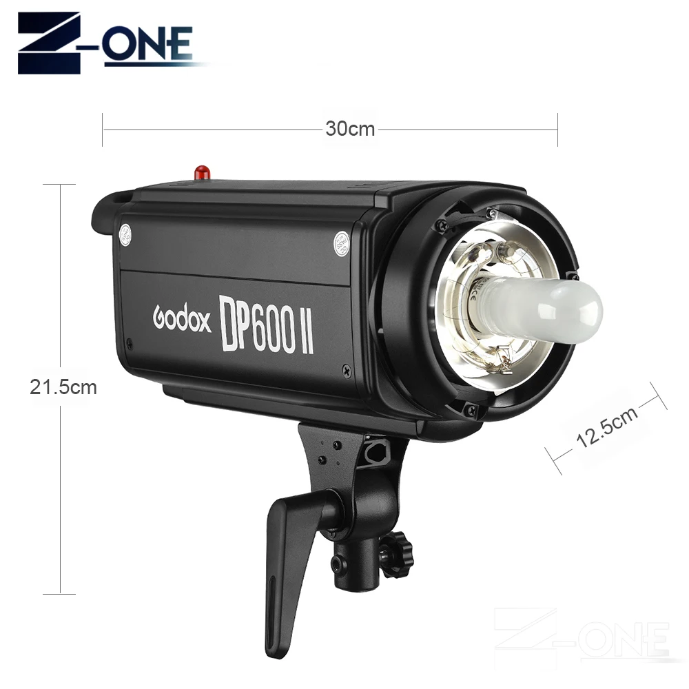 Godox DP600II GN80 с X system Studio Speedlite вспышка света 110 В или 220 В Входная мощность 600WS с лампой и стандартным отражателем