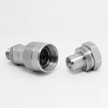 

1pc NPT 3/8 hydraulic quick connector for high pressure equipment portable jack wrench pipe industrial connector