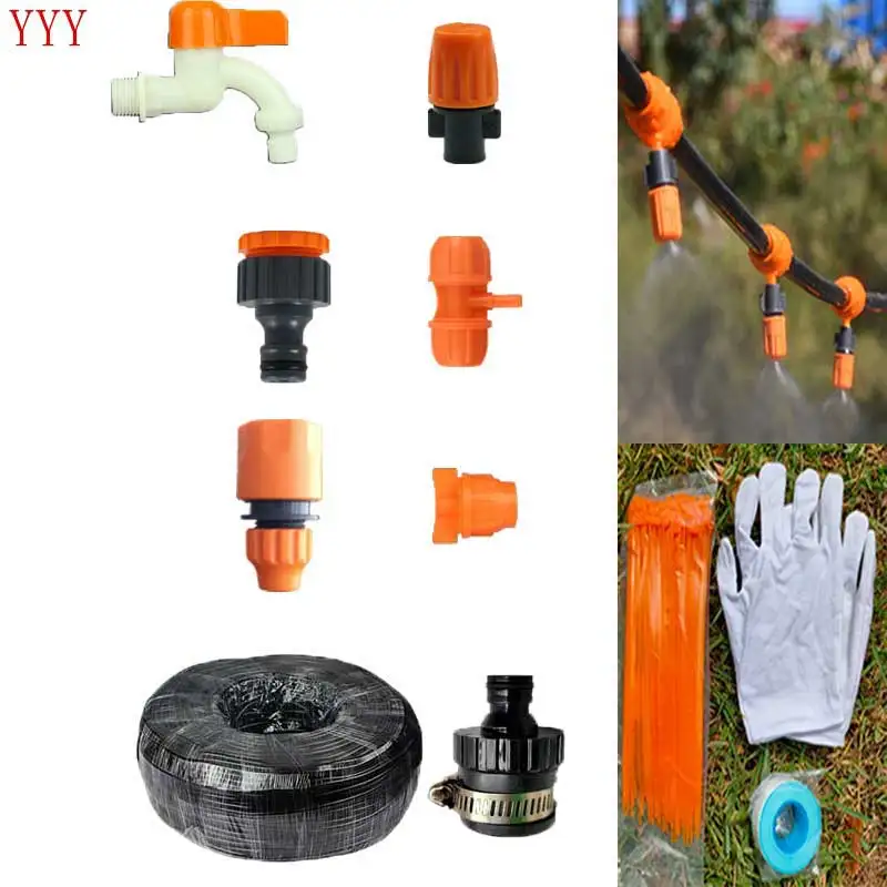 8/12mm hose Garden Irrigation orange micro misting nozzle spray drip watering irrigation kits | Дом и сад