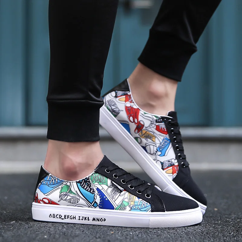 Новая мужская повседневная обувь модная парусиновая спортивная модные мужские