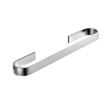 

Non-drilling Bath Towel Holder Hanging Smooth Arc Bathroom Tower Shelf Storage Rack For Home Bathroom