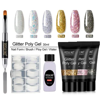 

Flash Pearlescent Extension Gel Set DIY Nail Crystal Extension Gel UV Phototherapy Gel Crystal Nail Extension Liquid Nail Set