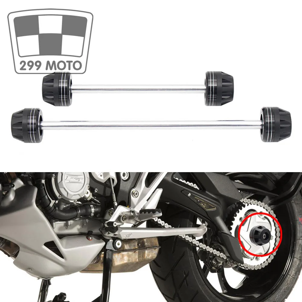 

ForBenelli BN 600 BN600 2013 2014 2015 Motorcycle Rear Front Axle Fork Shock Sliders Wheel Protector Drop Protection