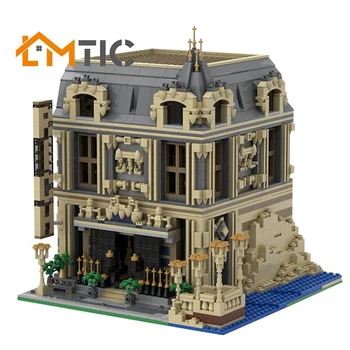 

MOC World's Famous Architecture Urban Street View The Lounge 10253 Big Ben Alternate of London Building Blocks Kids Toys Gift